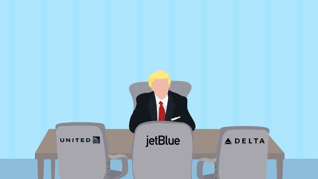 دیدار ترامپ با مدیران شرکت های هواپیمایی